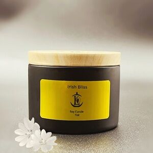 Irish Bliss Soy Candle Set- Black and yellow label